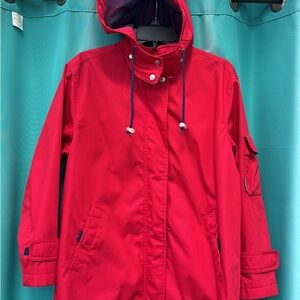Womens Pacific Trail Red Hooded spring  coat/ jacket size S